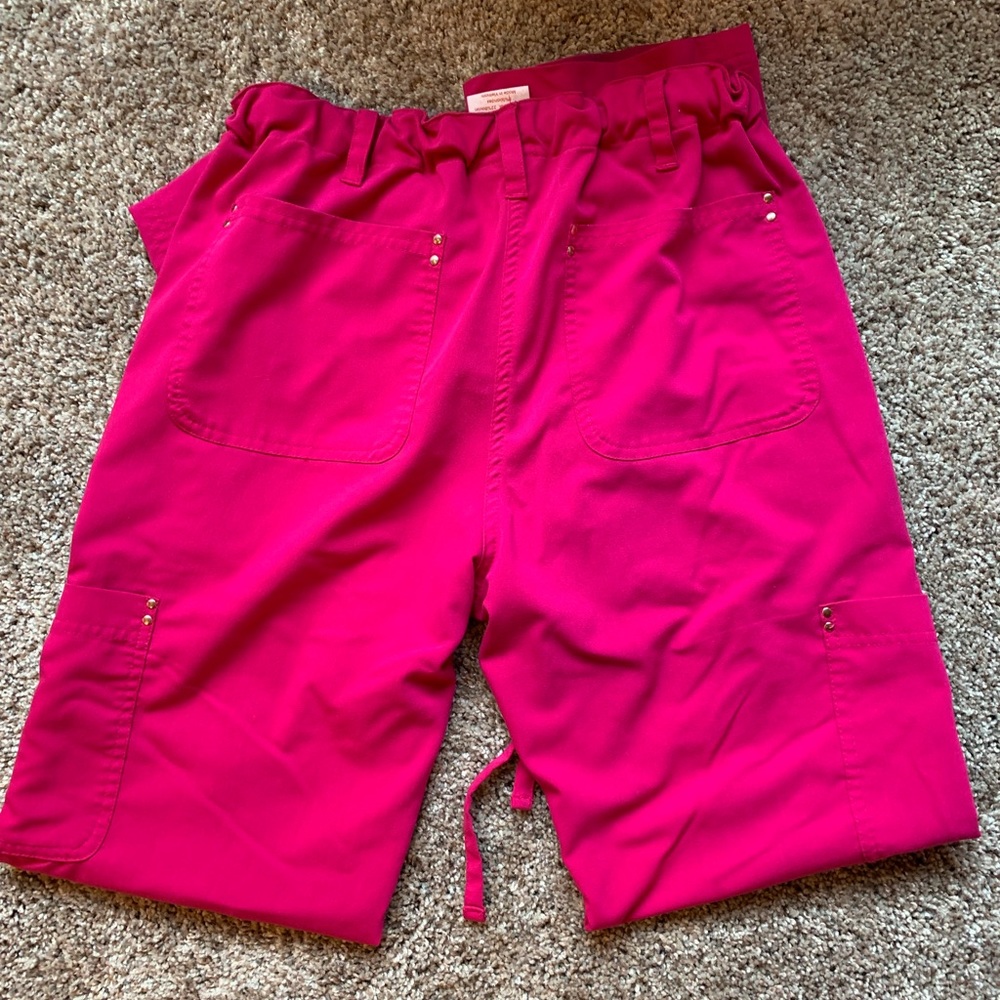 Small koi sapphire scrub bottoms